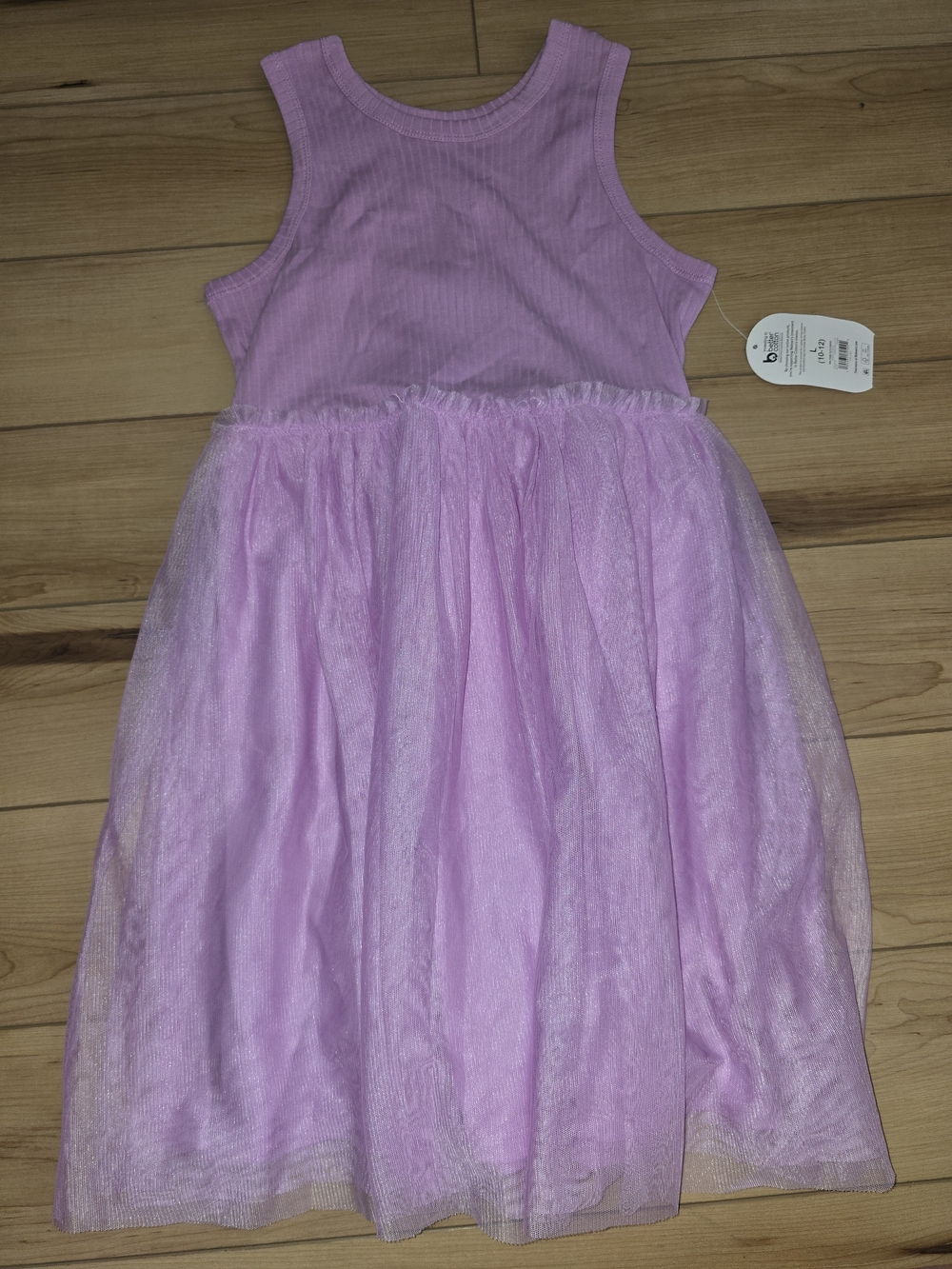 wonder nation Lilac Sleeveless Tulle Dress